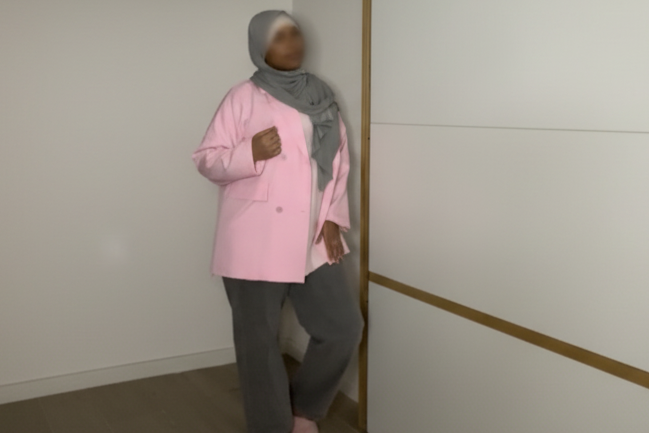 Blazer rose