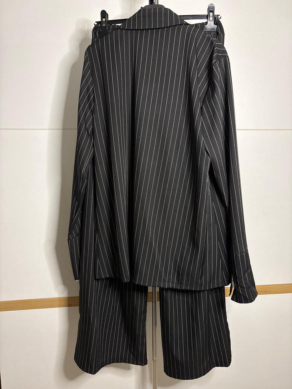 Ensemble blazer à rayures